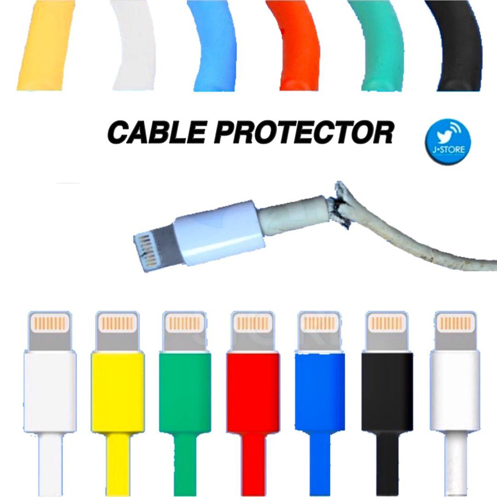 1 Metre Cable  Protector Pembalut Cable  Wayar  Iphone 