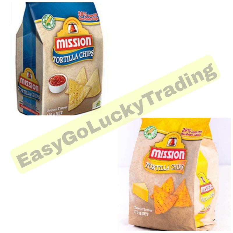 (EasyGoLuckyTrading) Mission Tortilla Chips 170g (Original / Cheese