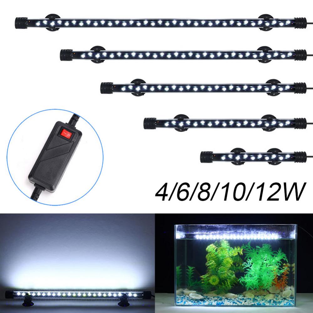 Waterproof Aquarium Lights Underwater White Light LED Submersible
