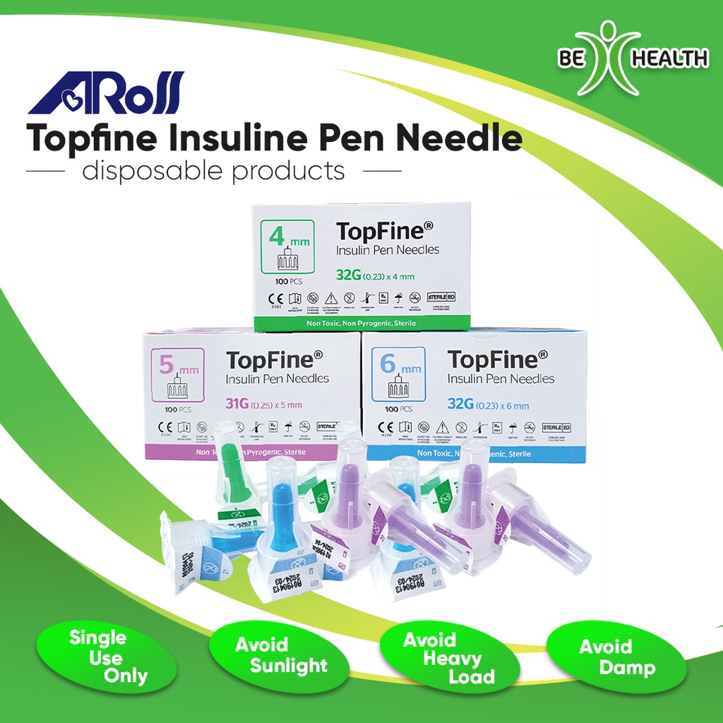 Primes Disposable Insulin Pen Needles / Jarum Pen Insulin Pakai