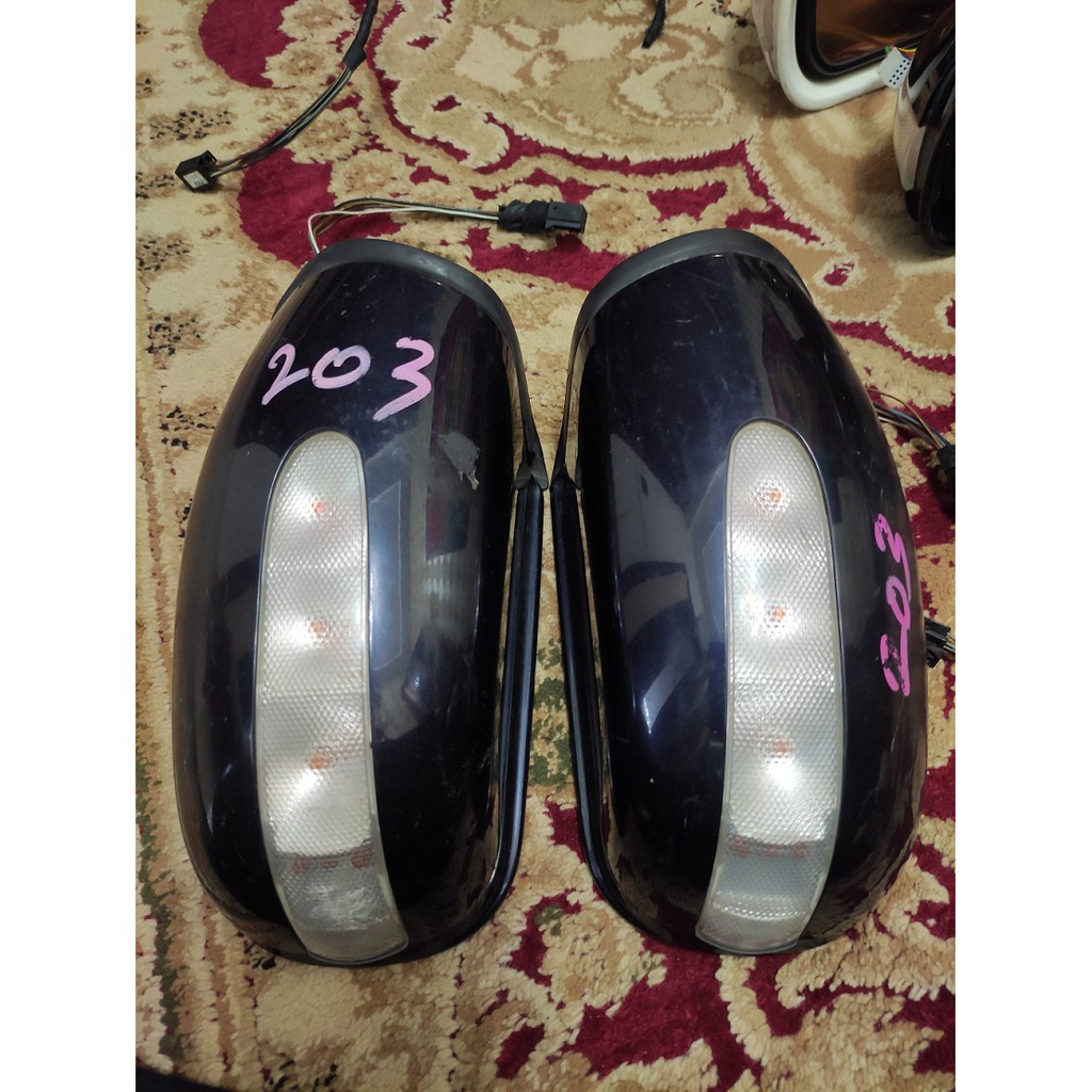 Mercedes Benz W203 Side Mirror Black Shopee Malaysia