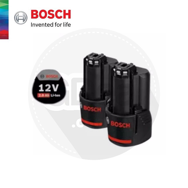 GDeal BOSCH 12V 2.0Ah Professional Starter Kit (2 x 2.0Ah Batteries