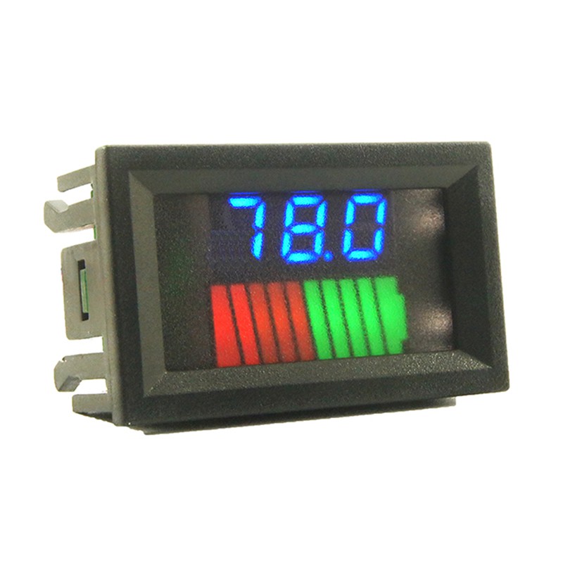 12V/36V/60V 24V/48V/72V 10segment Battery Level Display LED Digital