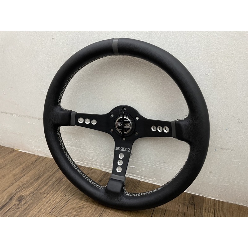 SPARCO 9 hole Alcantara Deep Steering Wheel Super Leather 14 inch DRIFT