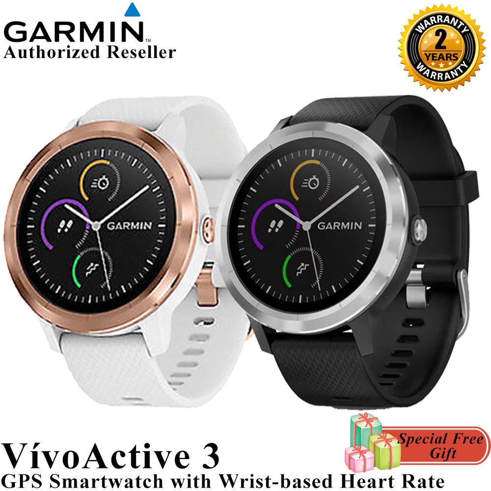 garmin vivoactive 3 gps smartwatch with contactless payment and hr