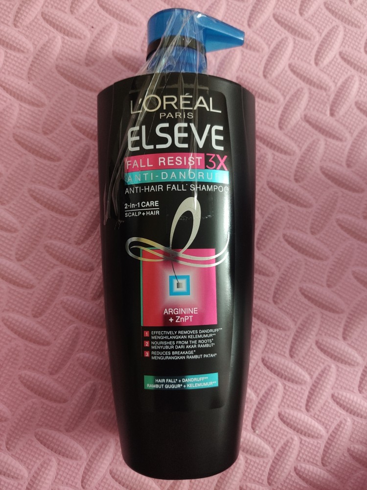 L'OREAL PARIS ELSEVE Fall Resist 3X Anti Dandruff Shampoo (650ml) | Shopee  Malaysia