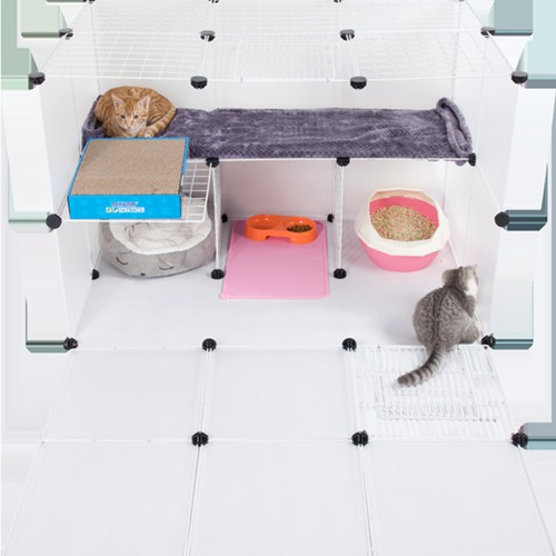 Buy Cat Dog Pet DIY Villa Home Exercise Cage Anti-slip Fence 