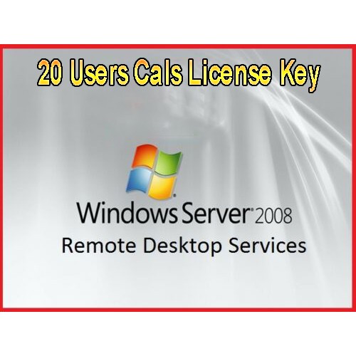 Windows Server 2008 R2 Remote Desktop Services Rds 20 User Cal S