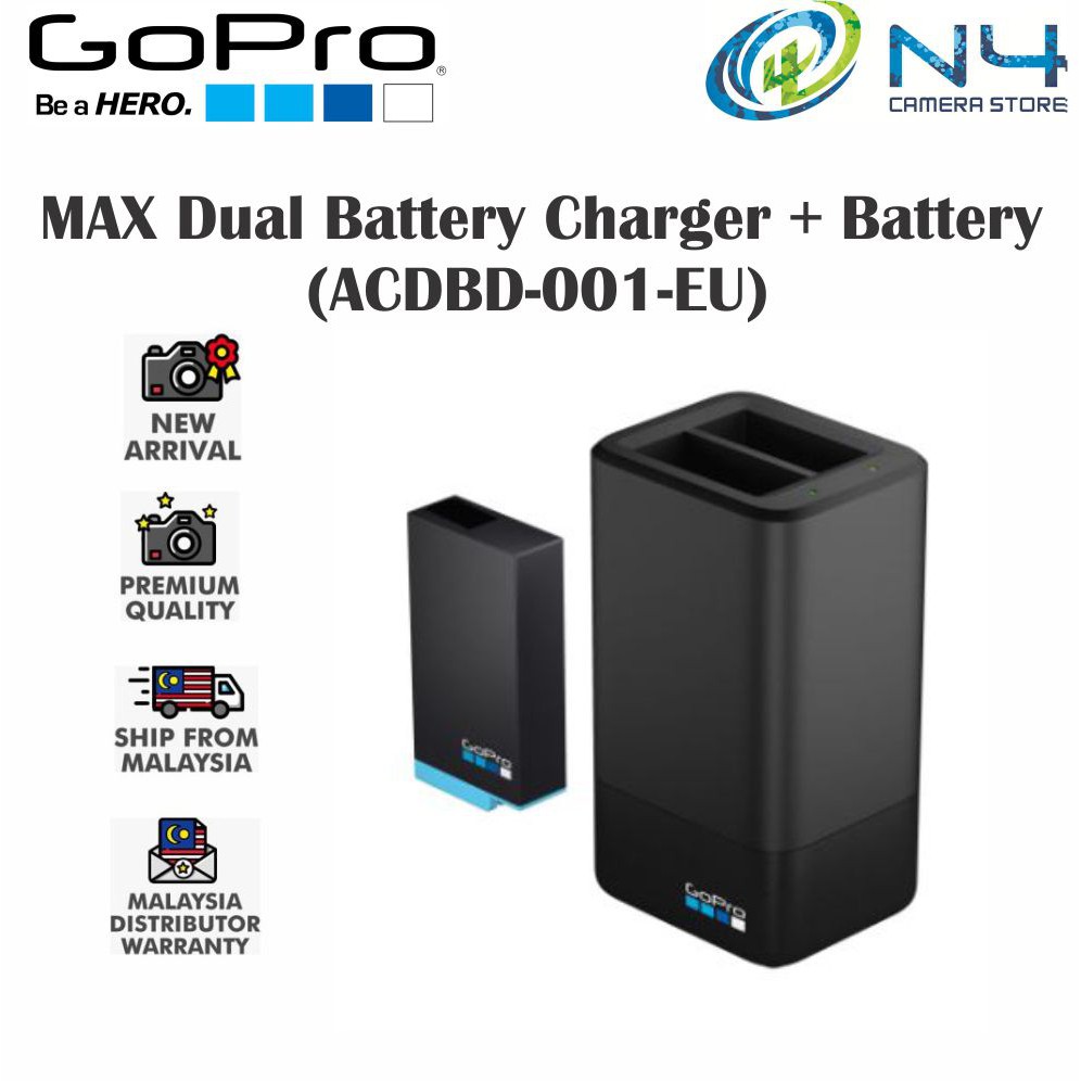 gopro max 360 battery
