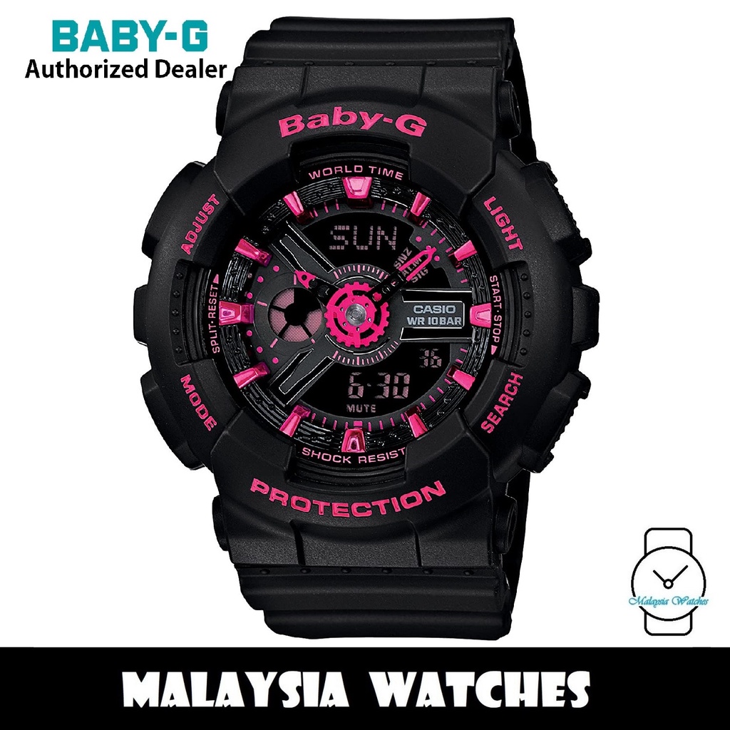 OFFICIAL WARRANTY) Casio Baby-G BA-111-1A Women's Watch (100% ORI) | Shopee  Malaysia