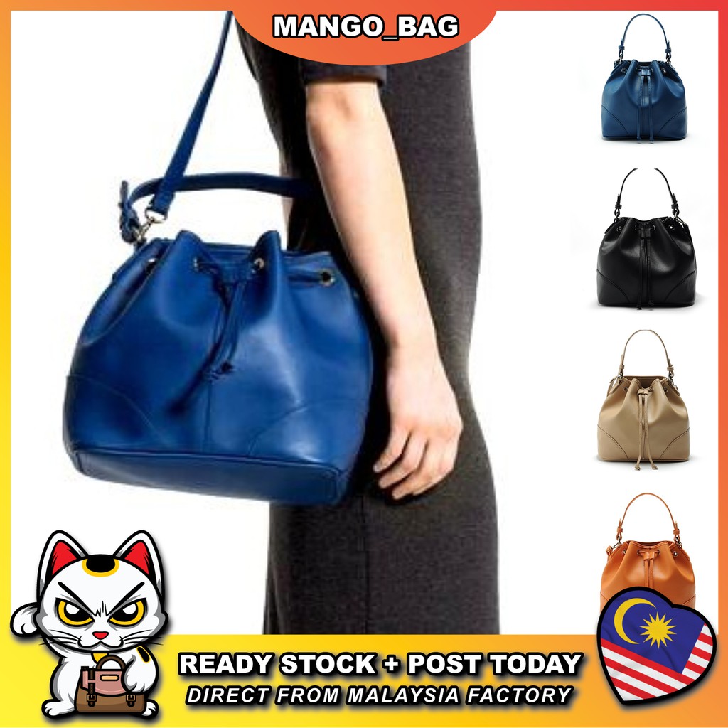 MANGO HAND TAKE BUCKET BAG Top Bag Travel bag Handbag Luggage Tote