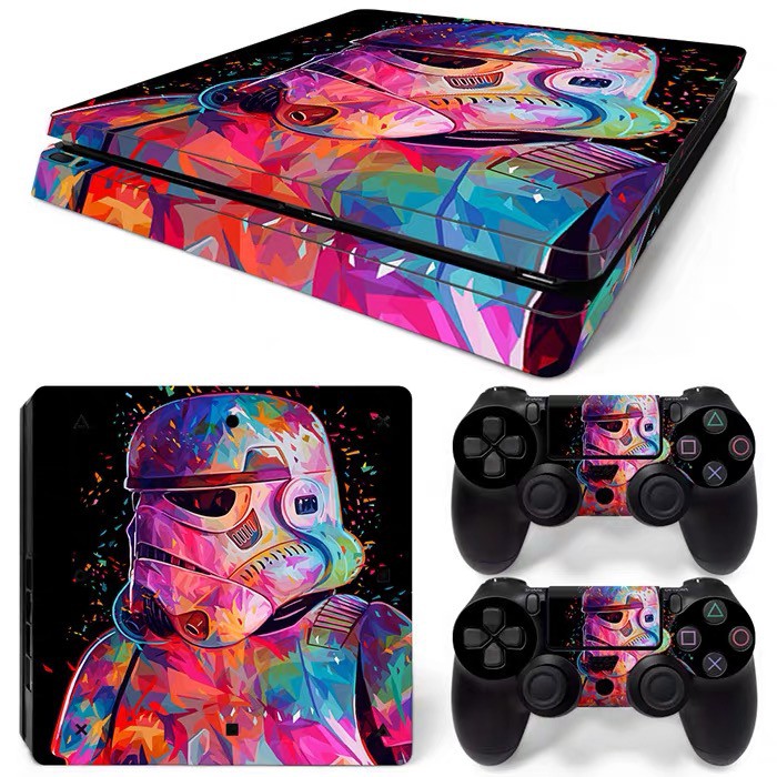 Decal Skin Sticker for Playstation 4 slim PS4 slim+ 2 Free Controller Covers | Shopee Malaysia