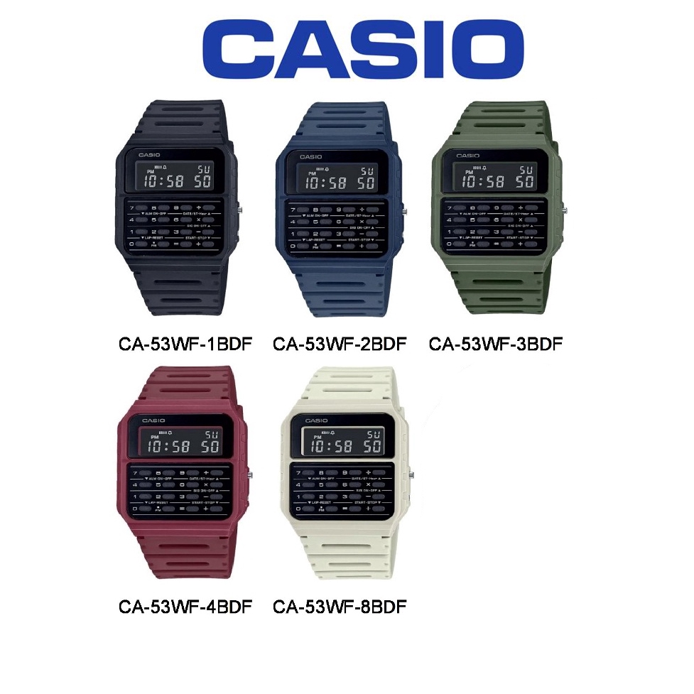 Casio Calculator Ca 53wf Digital Watch Shopee Malaysia