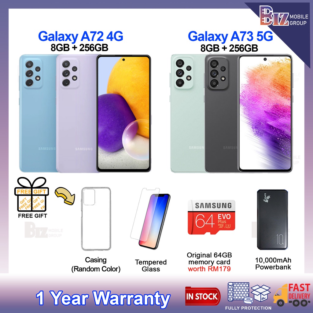 Samsung Galaxy A73 5g 8gb 256gb Galaxy A72 4g 8gb 256gb