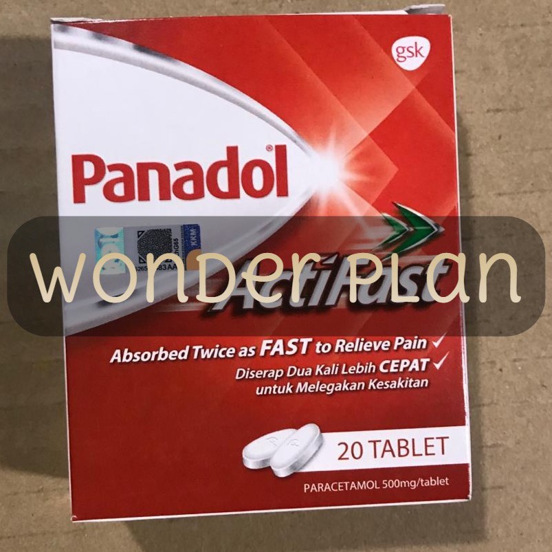 Panadol Actifast Tablets 20s Shopee Malaysia 6287