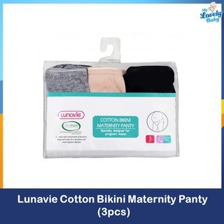 Lunavie Cotton Maxi Maternity Panty 3pcs (M)