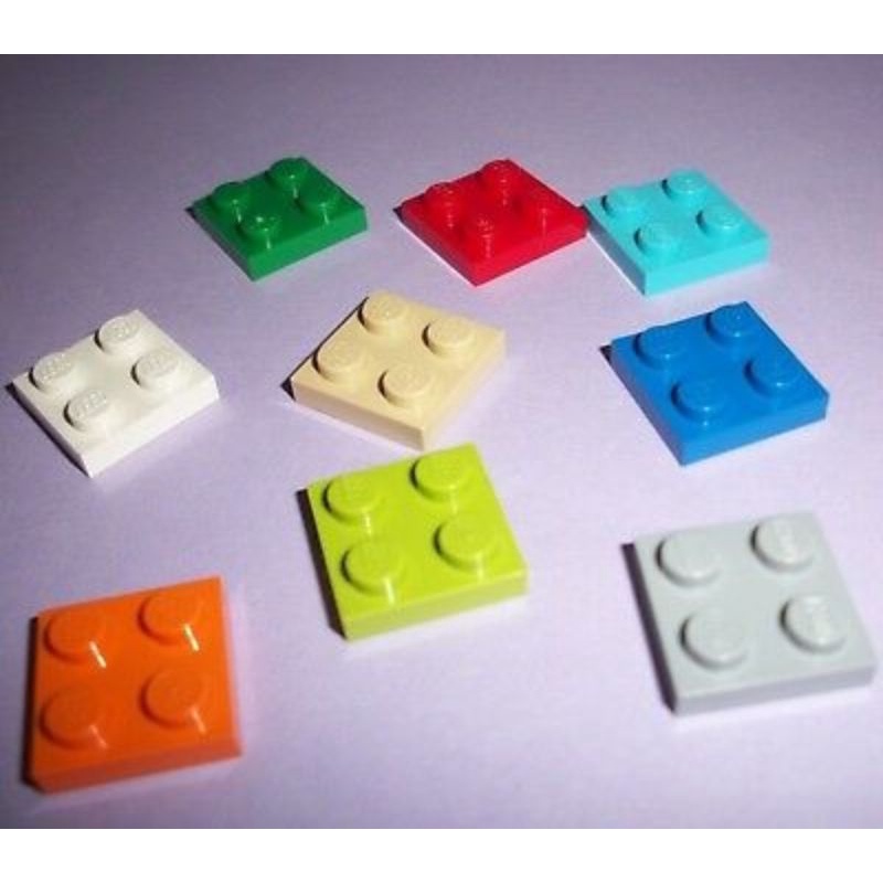 Lego Parts 2x2 Plate (3022) Shopee Malaysia