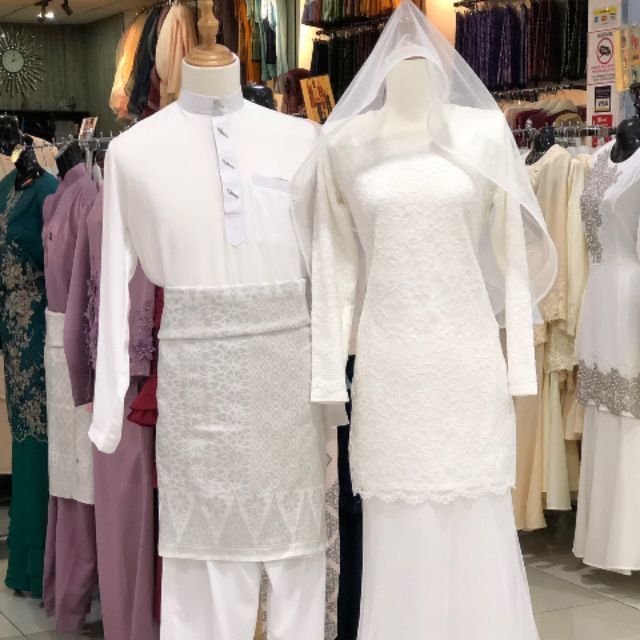 20 Trend Terbaru Baju Nikah Kurung Pahang Lace Lamaz Morradean