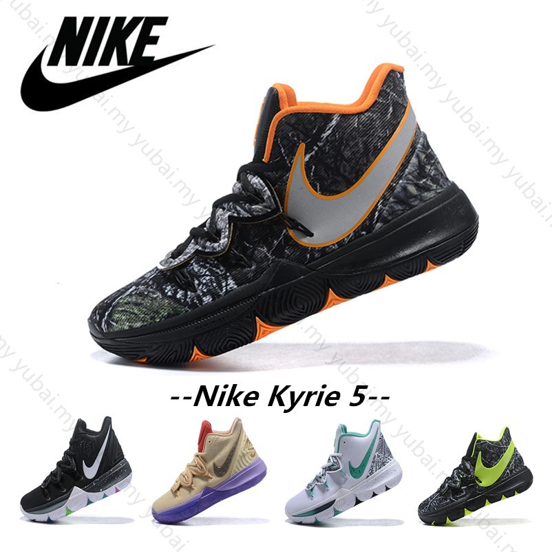 Nike Kyrie 5 Black Soul Black Rainbow Men 's Actual Shopee