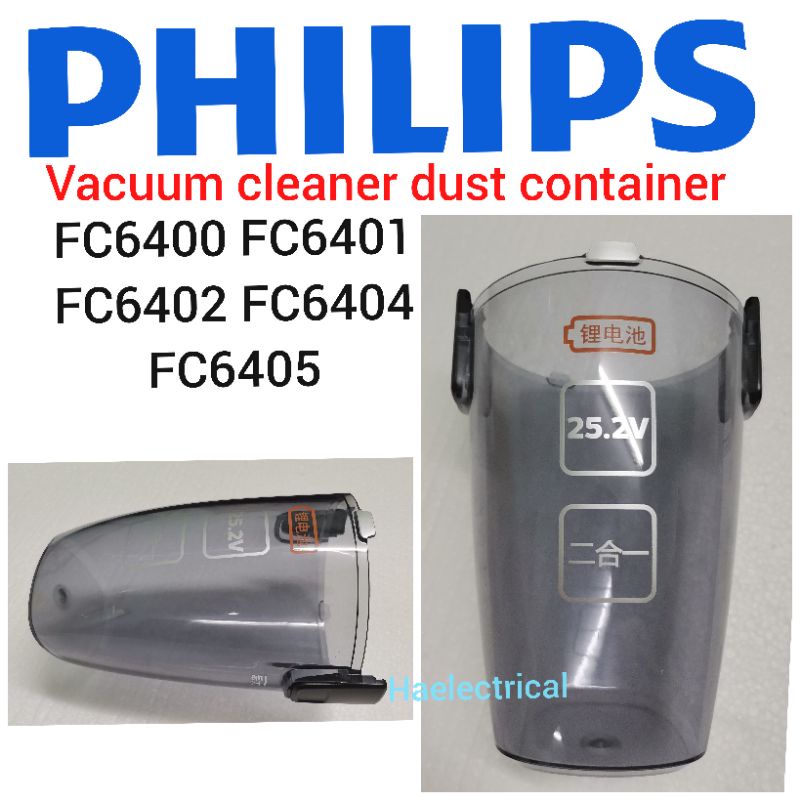 Philips vacuum cleaner dust container FC6400 FC6401 FC6402 FC6404