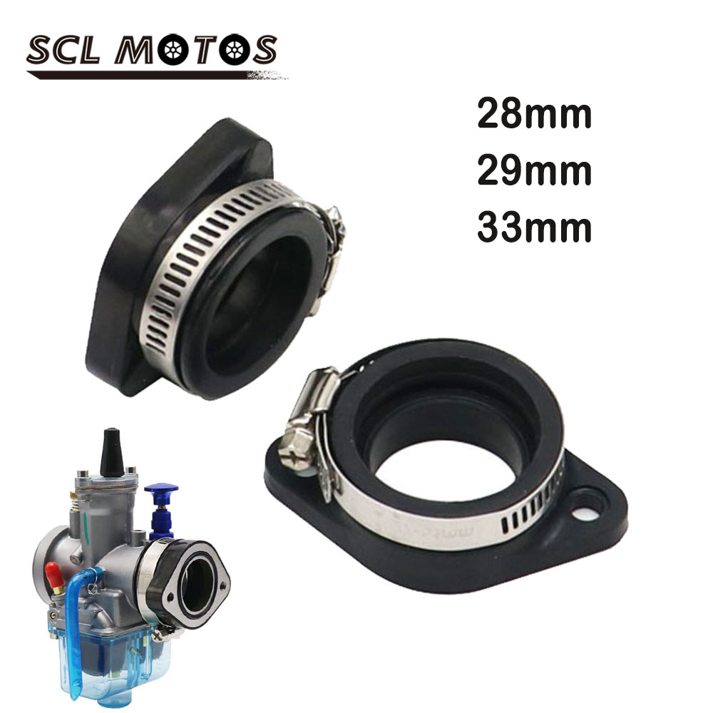 Carburetor Intake Manifold Boot Air Filter Joint Interface Adapter 55mm to 50mm