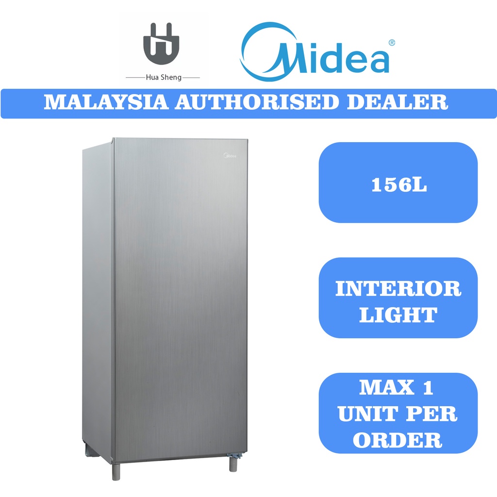 Midea Single Door Refrigerator 156l Ms 196 Shopee Malaysia