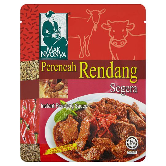 Mak Nyonya Perencah Rendang Segera Instant Rendang Sauce Halal Beecost