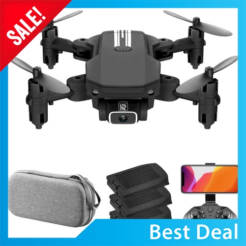 Best Deal LS-MIN Mini Drone with Camera 4K RC Quadcopter 13mins Flight Time 360 Flip Gesture Photo Video Track Flight A