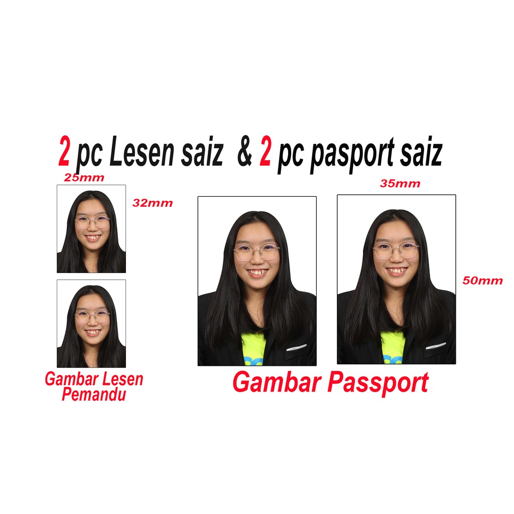 Saiz Gambar Passport