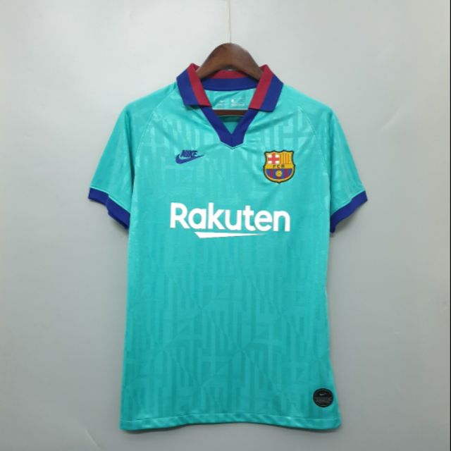 FOOTBALL SOCCER  JERSEY SHIRT BARCELONA  THIRD 19 20 JERSI 