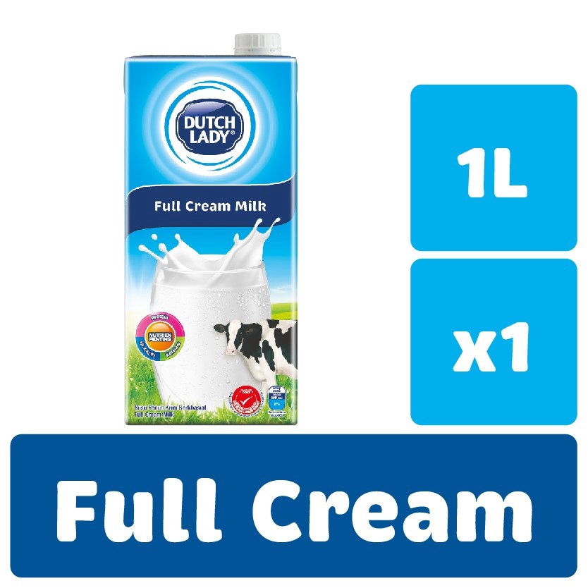 DUTCH LADY PUREFARM UHT MILK FULL CREAM 1L Shopee Malaysia