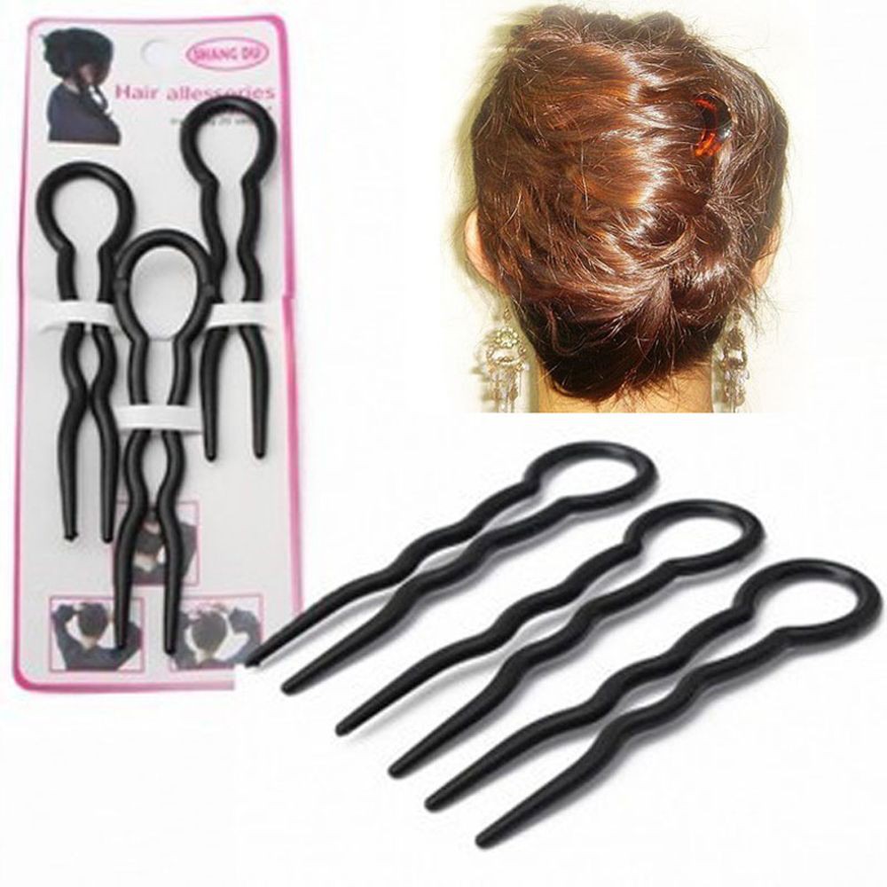 Fork Different Hair Styling Hair Pin Hair Fork Hair Clips U Shape