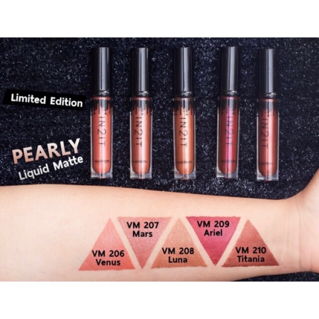 In2it Pearly Liquid Matte Limited Edition Shopee Malaysia