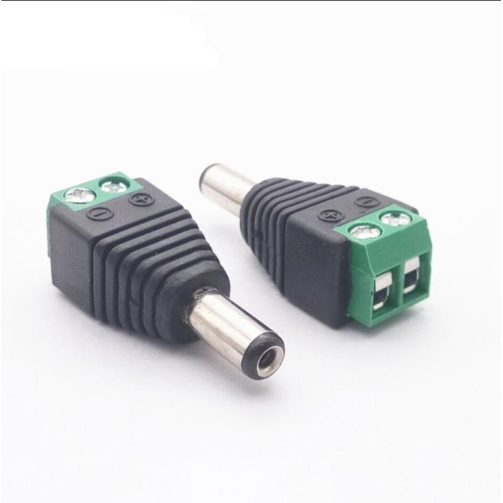 Dc005 Male Female Dc Power Plug Connector 21mm X 55mm Neednt Welding Dc Plug Adapter 12v 24v 6244