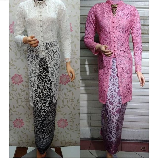 25+ Inspirasi Keren Baju Kebaya Labuh Lace