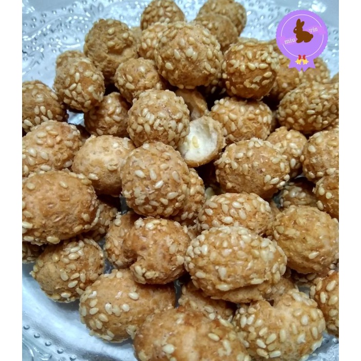 Onde Onde Ceplis / Delicious Mini Sesame Onde 250 gr
