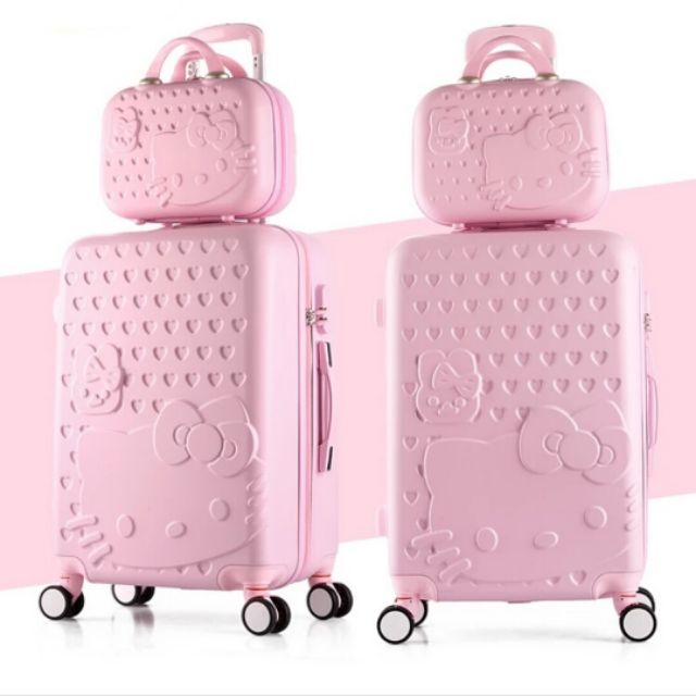 hello kitty rolling luggage