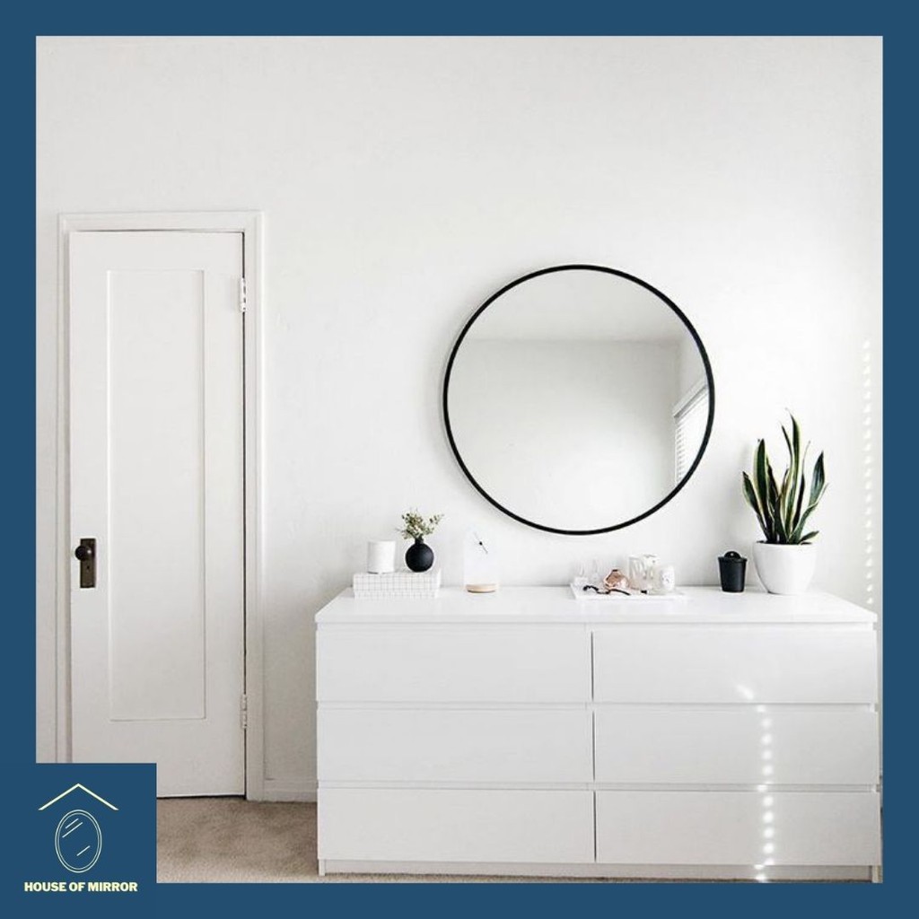 Buy Nordic Round Mirror Cermin Bulat Malaysia Stock Seetracker Malaysia