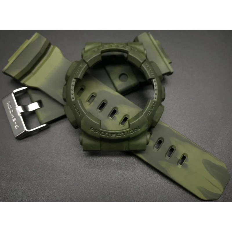 g shock ga 100 bezel and strap