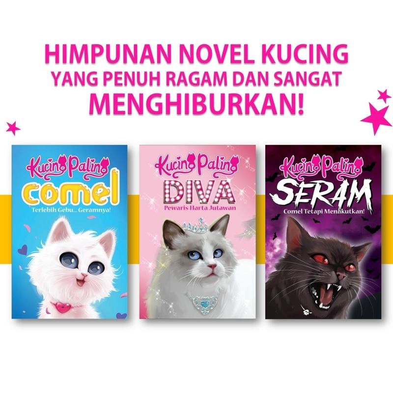 [Blink] Kucing Paling Seram / Paling Comel / Paling Diva [Buku Cerita  Kanak-kanak / Remaja]