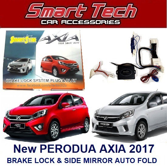 Perodua Axia 2017 Brake Lock Side Mirror Auto Fold Shopee Malaysia