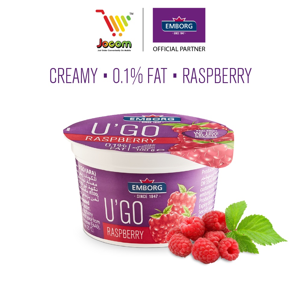U'Go Raspberry Yogurt 100g [KL & Selangor Delivery Only] New