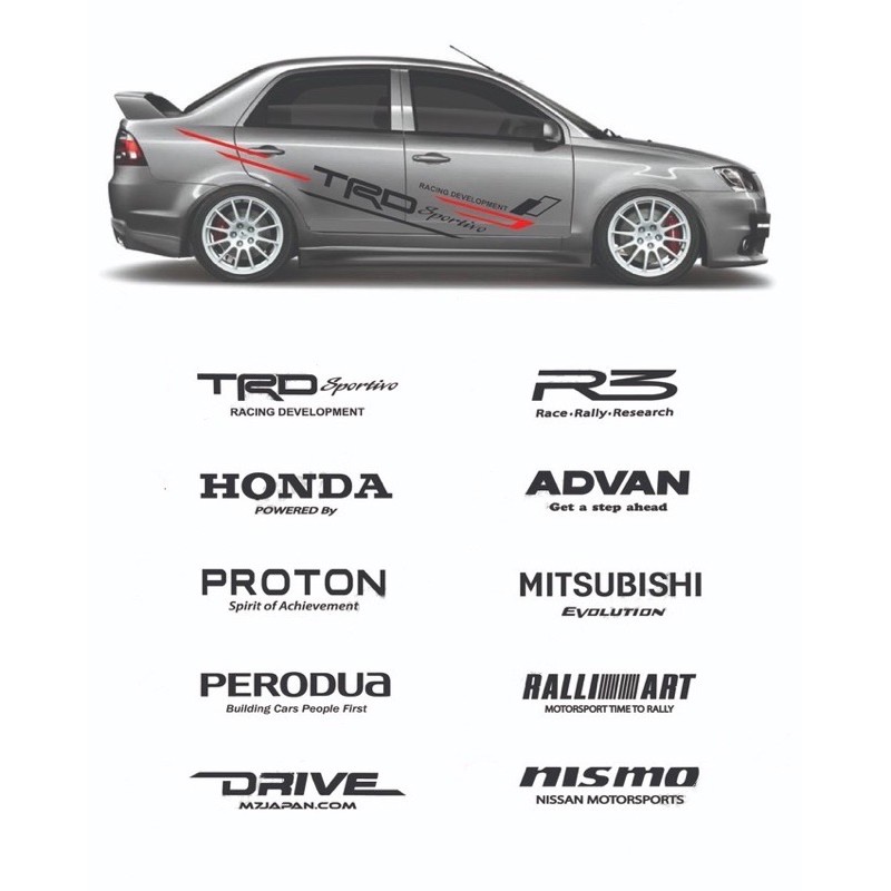 Myvi Jdm Decals / Speedhunters Stickers Jdm Racing Stance ...