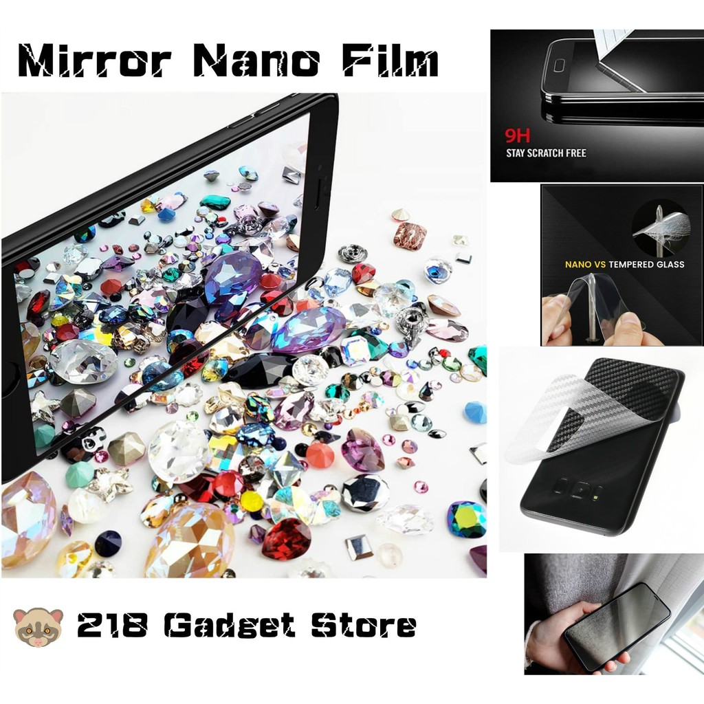 Google Pixel Pixel Xl Pixel 2 Pixel 2xl Mirror Film Back Carbon Fiber Screen Protector Shopee Malaysia