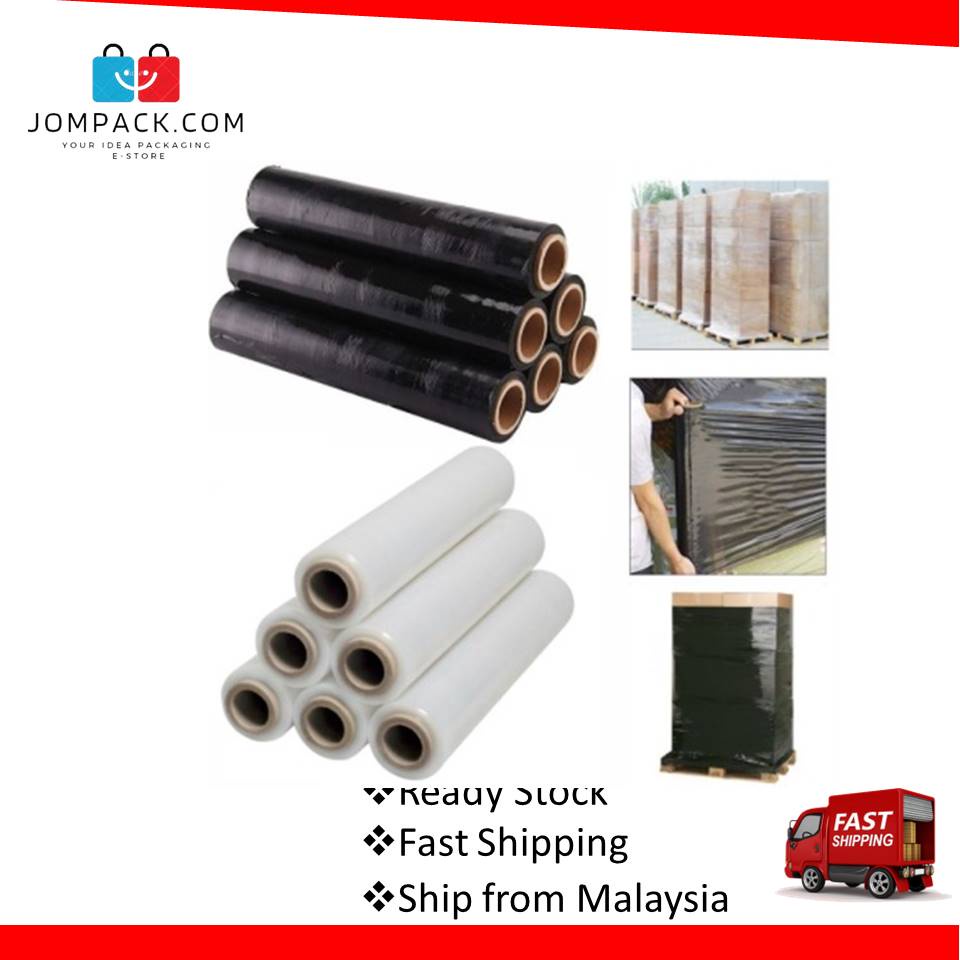 1.8Kg Black / Plain Stretch Film Core 0.2Kg Only Wrapping Film Newgrade
