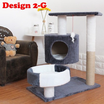 BIG Cat Tree Play Bed Scratcher House Toy For Kitten Rumah Kucing 