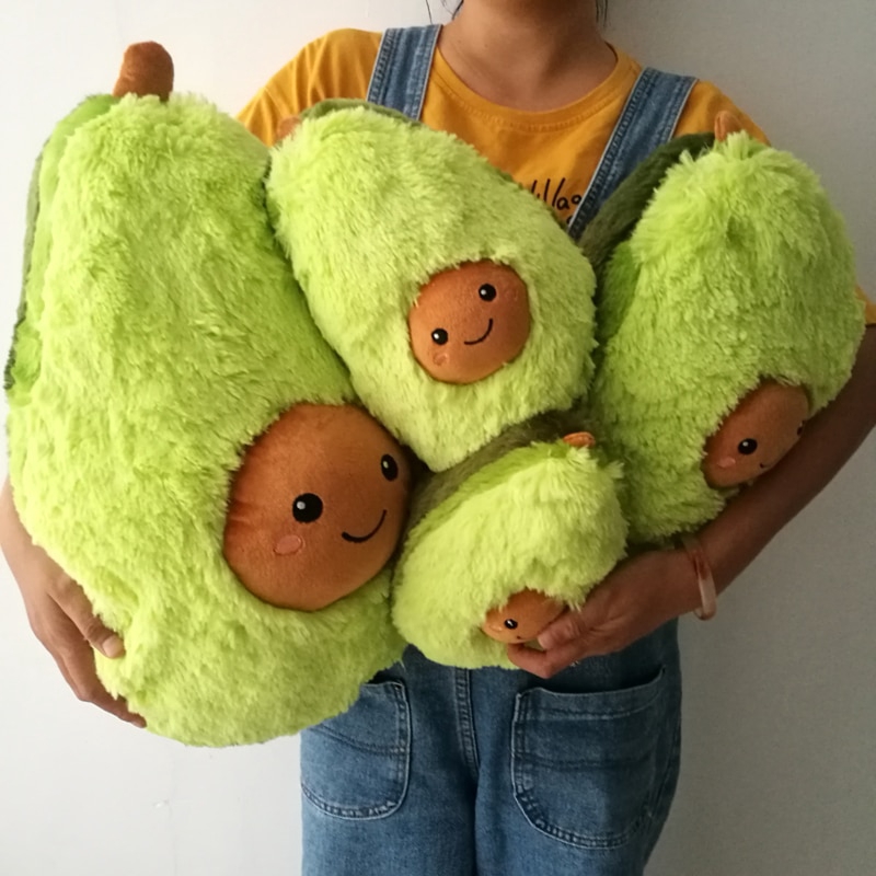 kawaii avocado plush