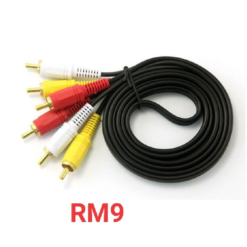 Av cable av cable av cable untuk tv audio Shopee Malaysia