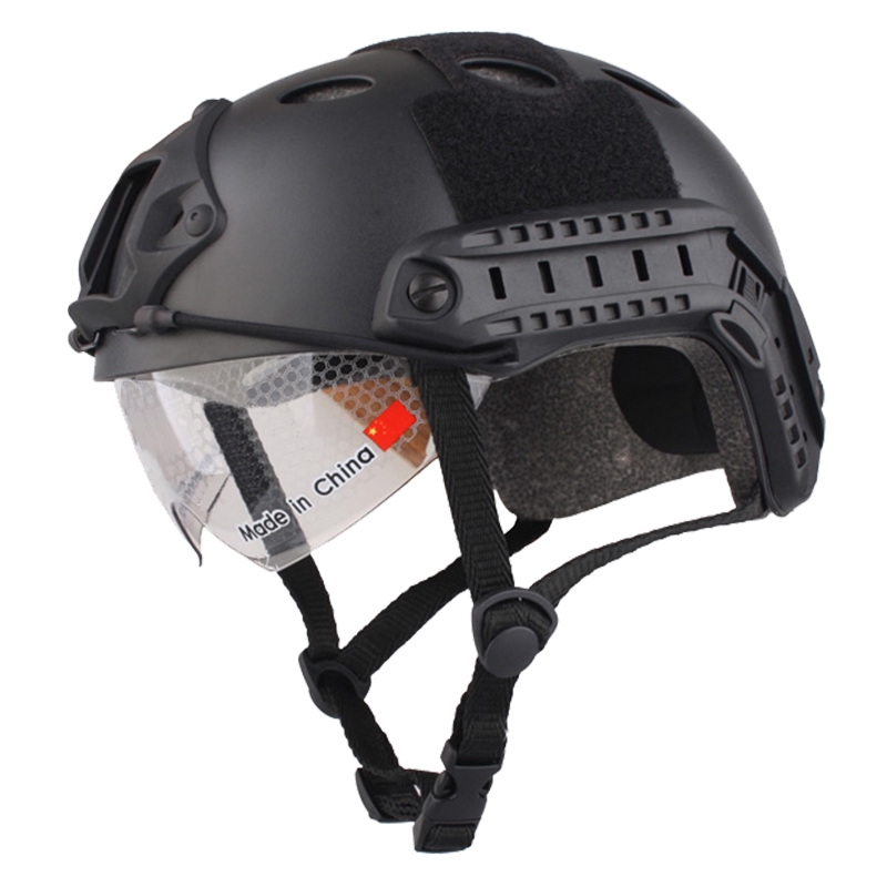 Navy Seal Military Fast with Protective Goggle Fast Base Jump BJ Tactical Helmet 