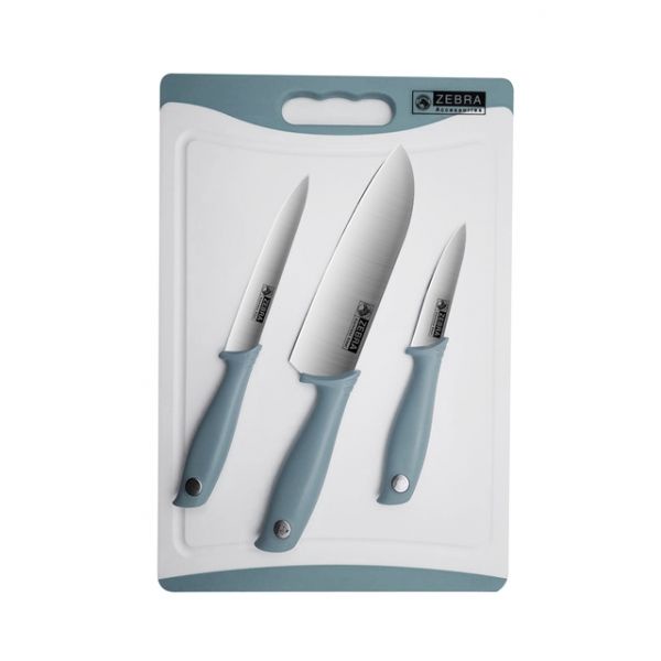 Zebra Thailand Zelect Knife with Chopping Board Set